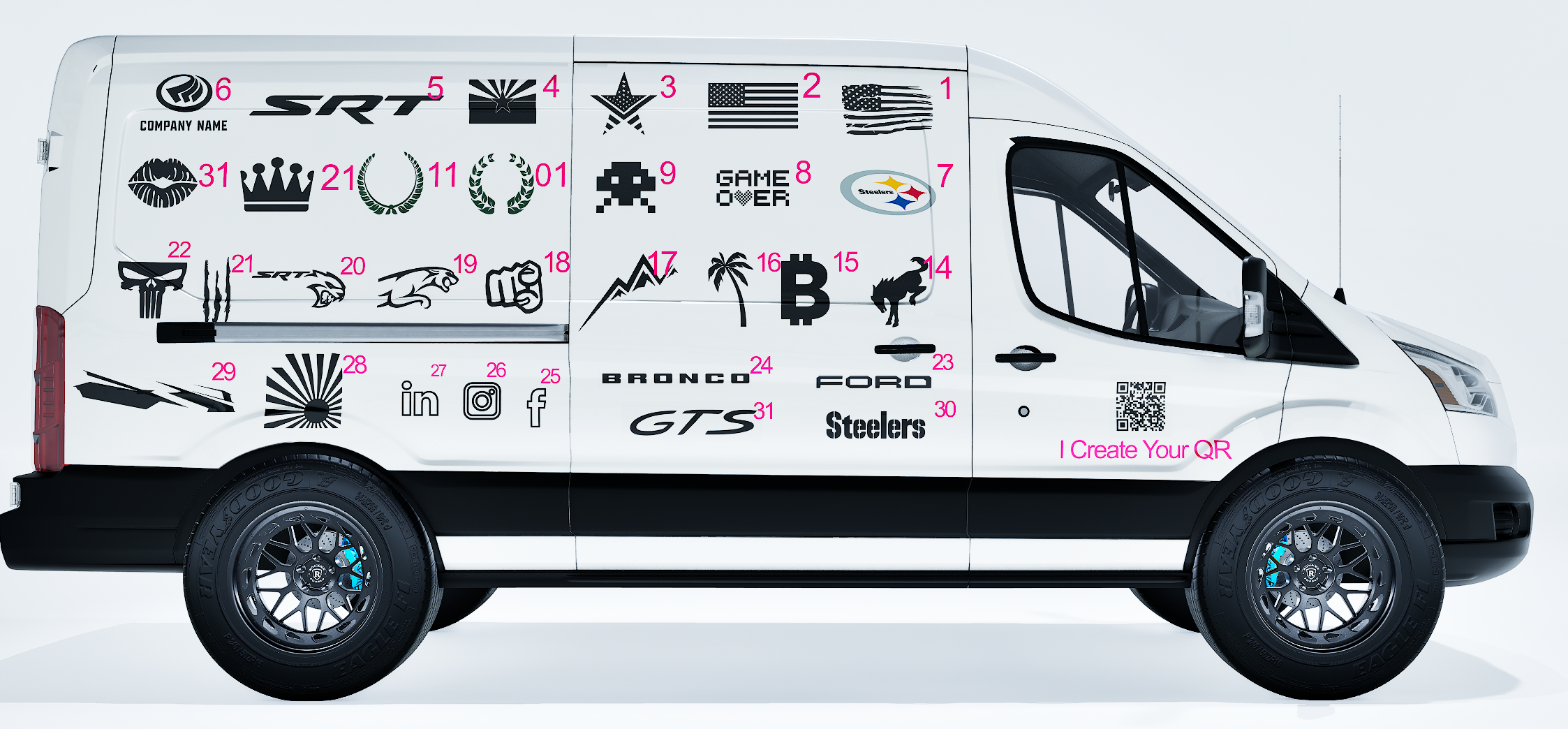 Vehicle Decals - Custom Vinyl Decals and Stickers